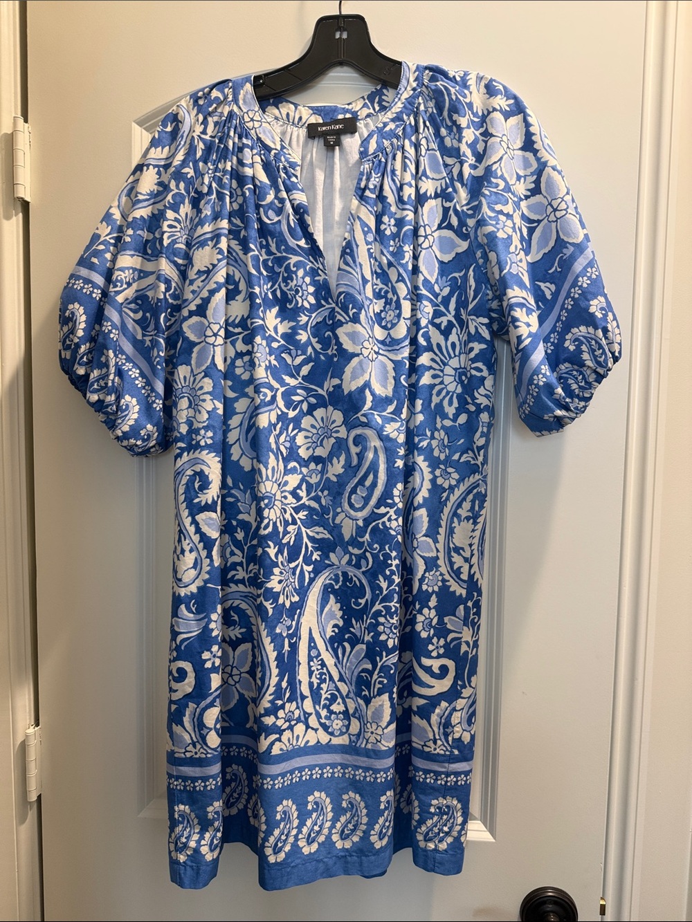 Karen Kane Blue & White Dress